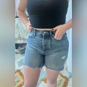 Everlane cut off Jean shorts